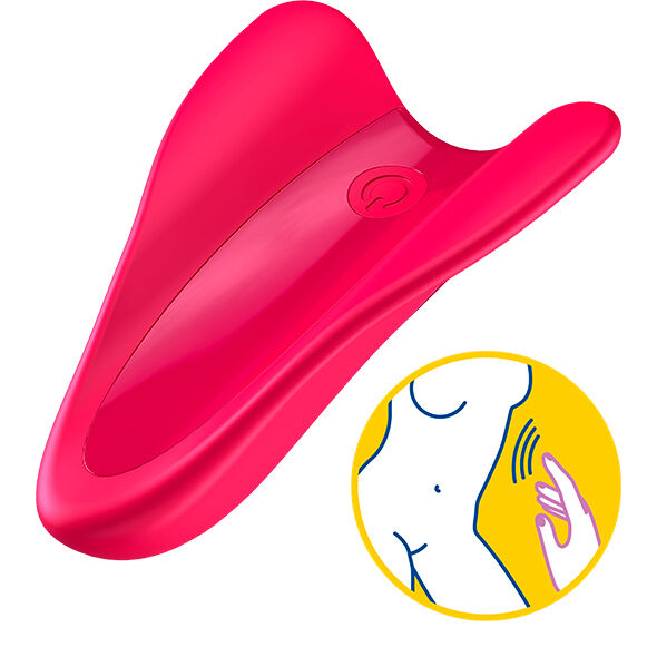 SATISFYER - VIBRADOR DE DEDO HIGH FLY FUCSIA