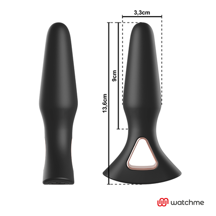 VIBRADOR ANAL WATCHME - CON CONTROL REMOTO