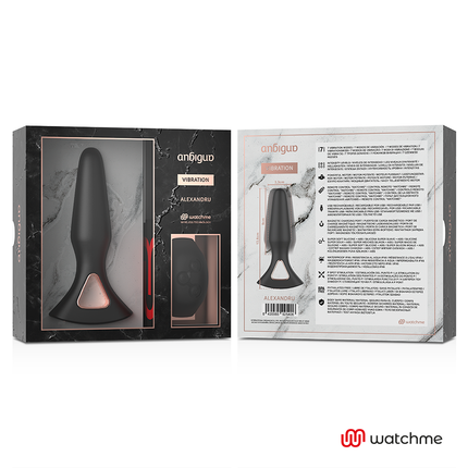 VIBRADOR ANAL WATCHME - CON CONTROL REMOTO