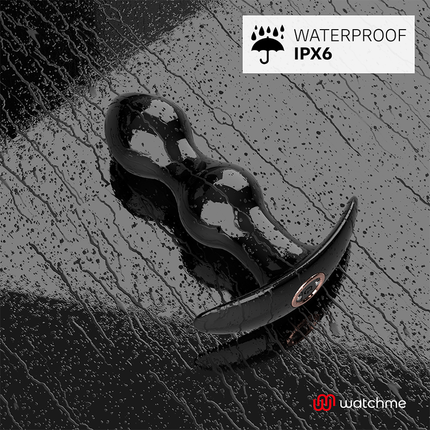 VIBRADOR ANAL WATCHME TIBERIO - CON CONTROL REMOTO