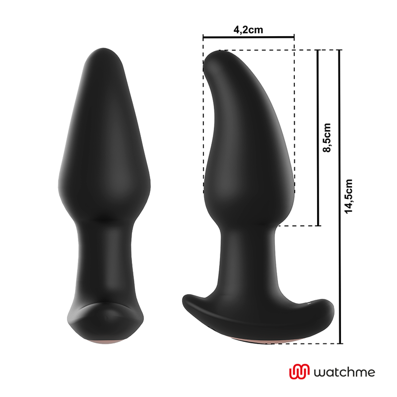 WATCHME ANAL-VIBRATOR MIT ROTIERENDEN PERLEN - AMADEUS