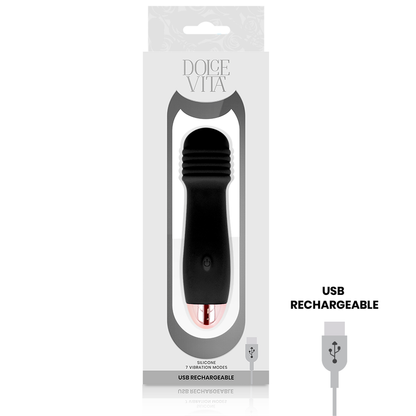 DOLCE VITA - VIBRATOR III SCHWARZ 7 GESCHWINDIGKEIT