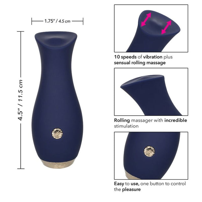 CALEXOTICS - CHIC TULIP MASSAGER BLUE