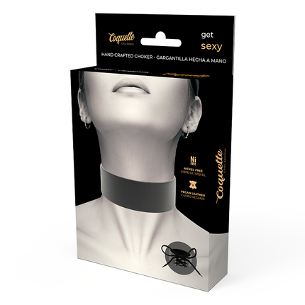 COQUETTE CHIC DESIRE - COLLAR DE CUERO VEGANO