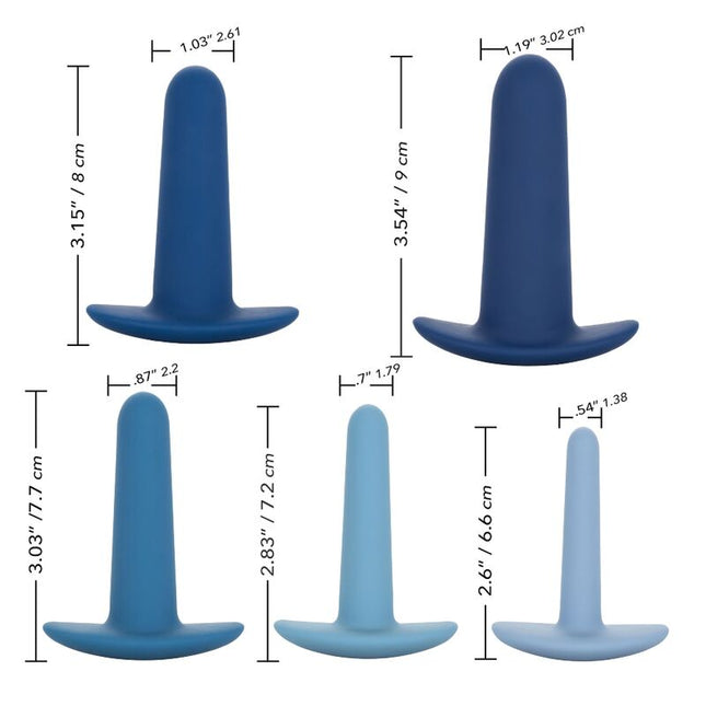 CALEXOTICS - PORTABLE ANAL TRAINING SET 5 PIECES