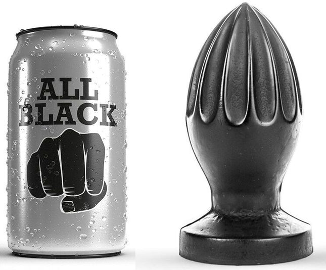 ALL BLACK - ANAL PLUG 12 CM