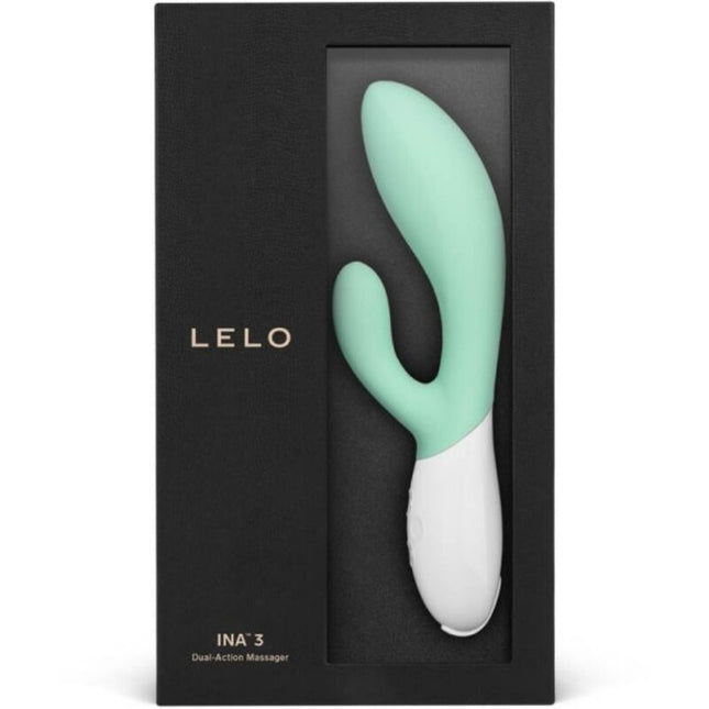 LELO - INA 3 GREEN RABBIT VIBRATOR LUXURY ALGAE