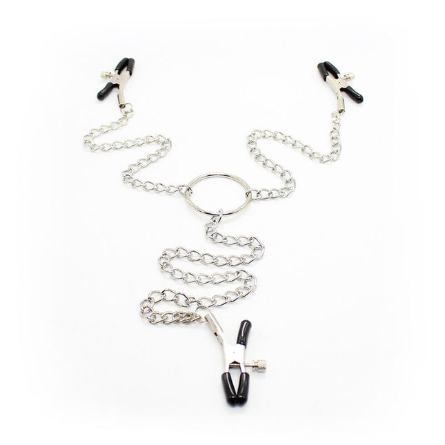 OHMAMA FETISH - PINZAS METÁLICAS PARA PEZONES 3 EN 1