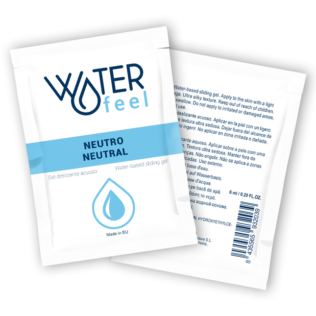 WATERFEEL - LUBRICANTE NEUTRO A BASE DE AGUA 6 ML