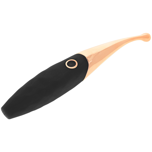 OHMAMA - RECHARGEABLE CLITORIS STIMULATOR 36 MODES BLACK-PINK-GOLD