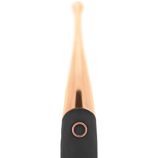 OHMAMA - RECHARGEABLE CLITORIS STIMULATOR 36 MODES BLACK-PINK-GOLD