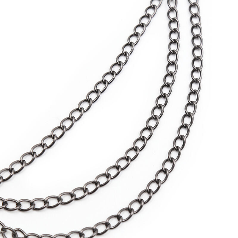 OHMAMA FETISH - PINZAS PARA PEZONES CON CADENAS NEGRAS