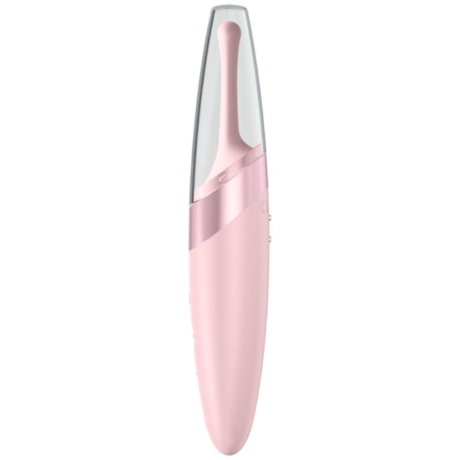 SATISFYER - VIBRADOR DE PUNTA DE CLÍTORIS TWIRLING DELIGHT ROSA