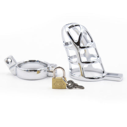 OHMAMA FETISH - METAL PENIS CAGE, SIZE M