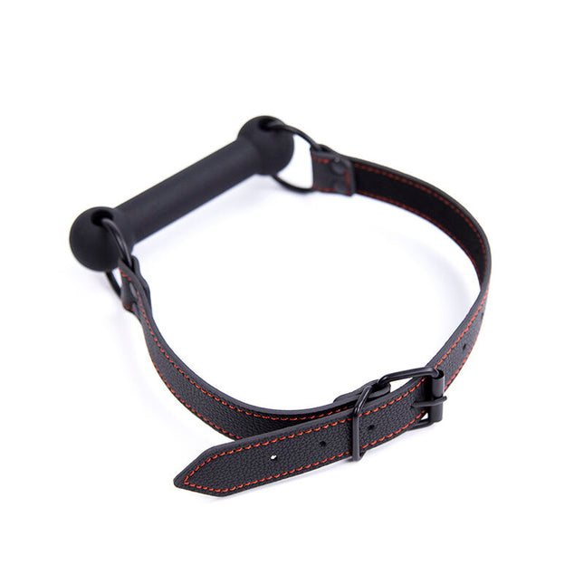 OHMAMA FETISH - MORDAZA DE HUESO CON CORREAS DE PU