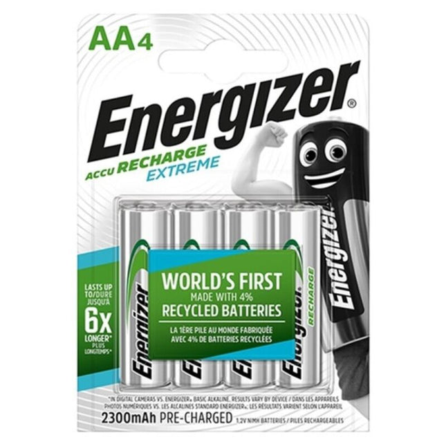 ENERGIZER - EXTREME RECHARGEABLE BATTERY HR6 AA 2300 mAh 4 UNITS