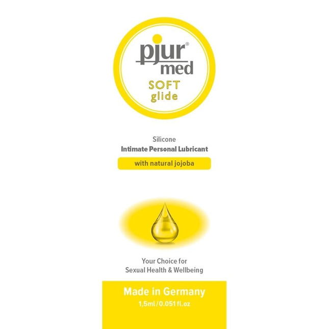 PJUR - MED LUBRICANTE DE SILICONA SOFT GLIDE 1.5 ML
