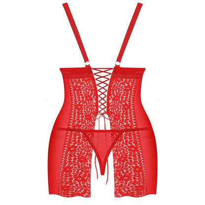 OBSESSIVE - CAMISETA Y TANGA BLOSSMINA 4XL/5XL