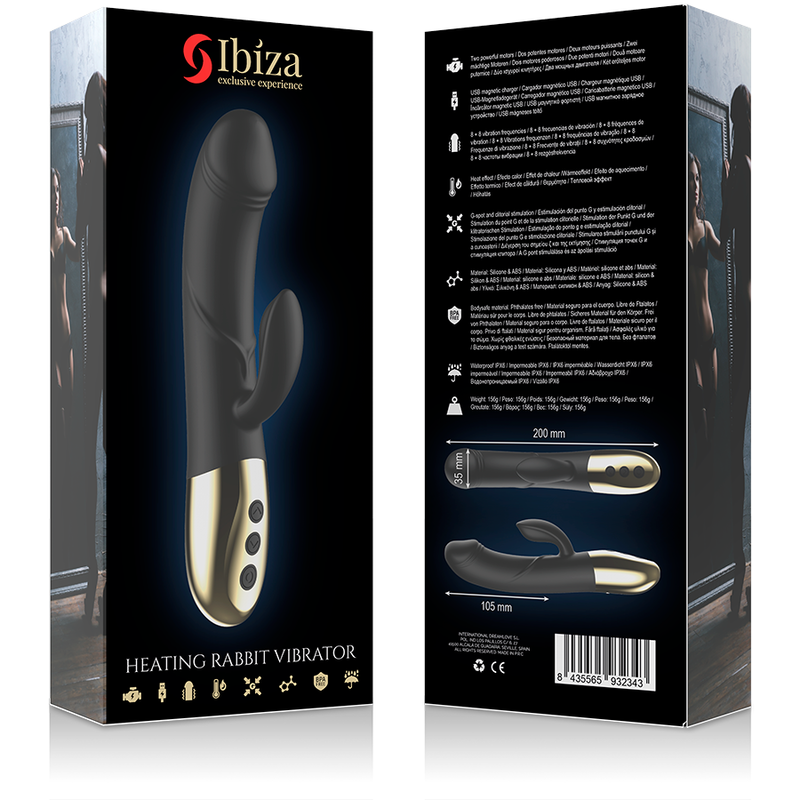 IBIZA - LEISTUNGSSTARKER ANATOMISCHER RABBIT-VIBRATOR
