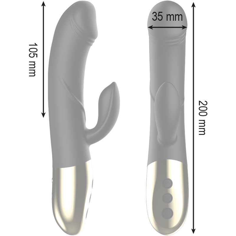 IBIZA - LEISTUNGSSTARKER ANATOMISCHER RABBIT-VIBRATOR
