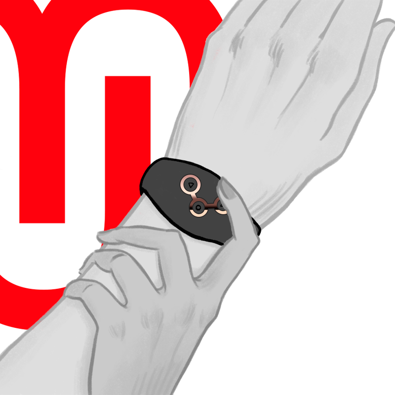 WATCHME - DRAHTLOSE TECHNOLOGIE-FERNBEDIENUNGSUHR AUS JET UND KUPFER