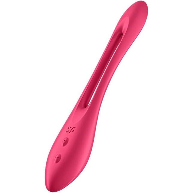 SATISFYER - ELASTIC JOY MULTIVIBRADOR ROJO