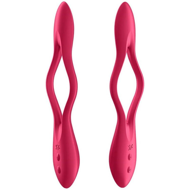 SATISFYER - ELASTIC JOY MULTIVIBRADOR ROJO