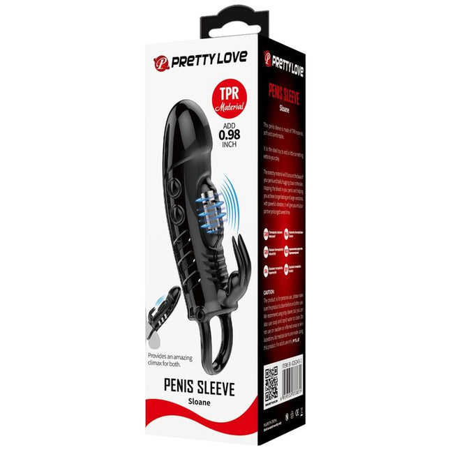 PRETTY LOVE - SLOANE RABBIT PENISHEATH BLACK