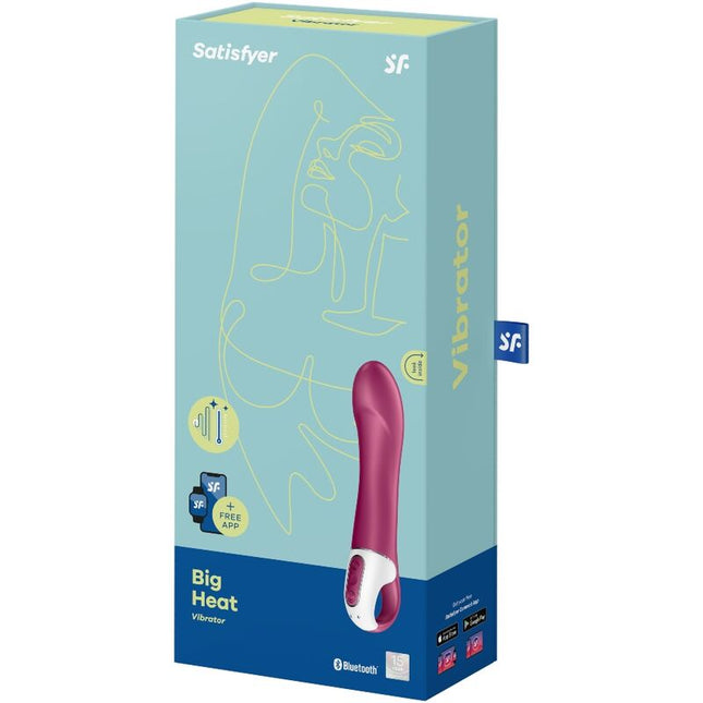 SATISFYER - VIBRADOR DE PUNTO G BIG HEAT