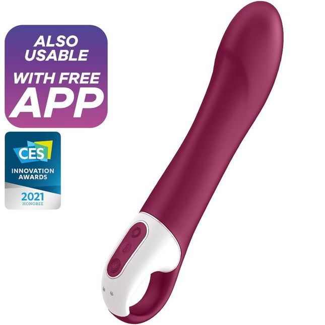 SATISFYER - VIBRADOR DE PUNTO G BIG HEAT