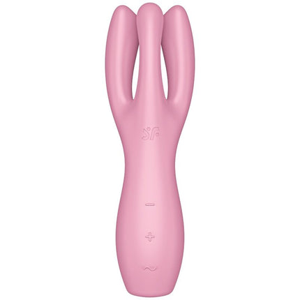 SATISFYER - THREESOME 3 VIBRATOR ROSA
