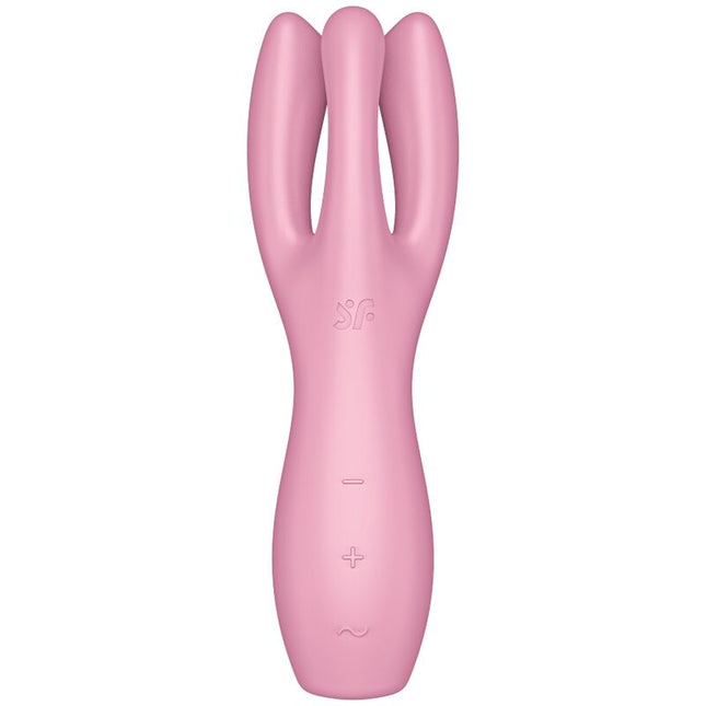 SATISFYER - VIBRADOR TRIO 3 ROSA
