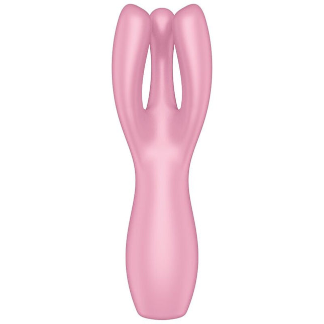 SATISFYER - VIBRADOR TRIO 3 ROSA