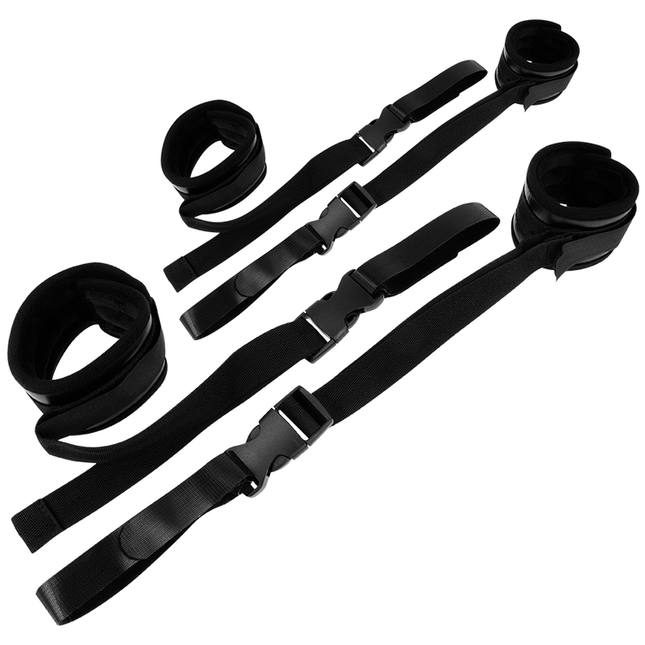 OHMAMA FETISH NYLON HANDCUFFS WITH VELCRO FASTENER