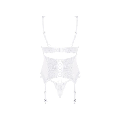 OBSESSIVE - AMOR BLANCO KORSETT & TANGA S/M
