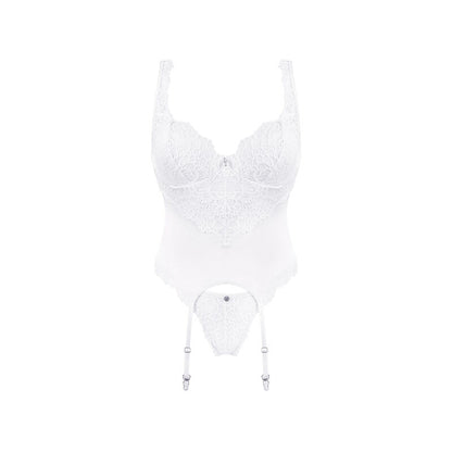 OBSESSIVE - AMOR BLANCO KORSETT & TANGA S/M