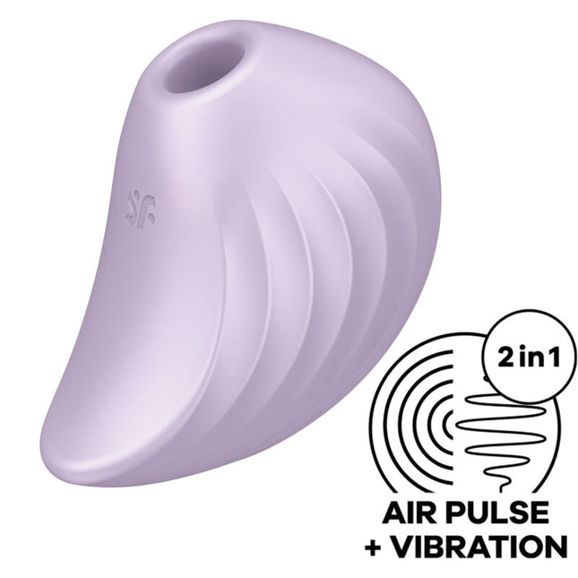 SATISFYER - PEARL DIVER AIR PULSE STIMULATOR &amp; VIBRATOR GREEN