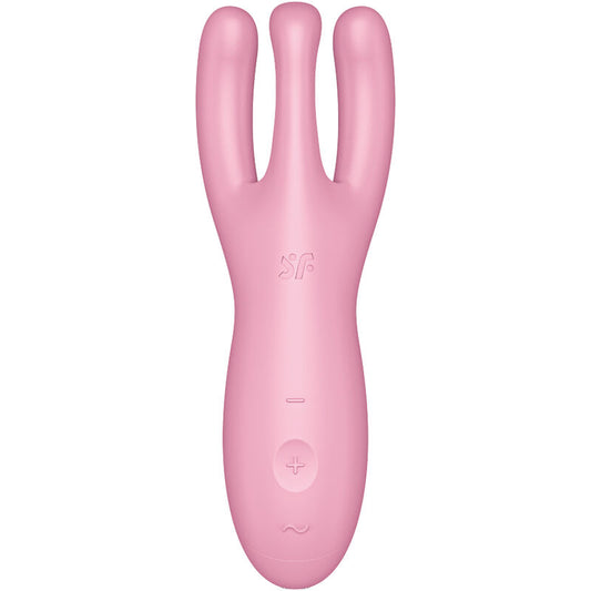 SATISFYER - THREESOME 4 VIBRATORAPP ROSA