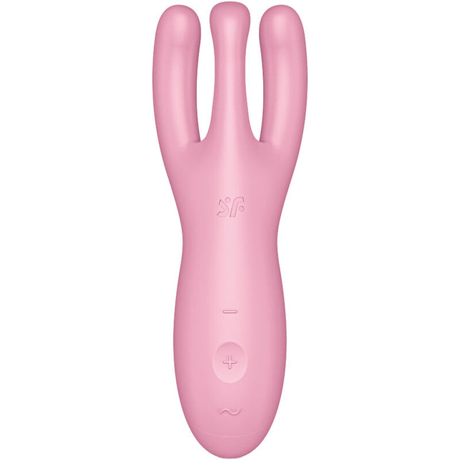 SATISFYER - THREESOME 4 VIBRATOR APP PINK