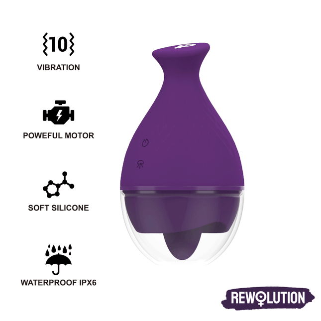 REWOLUTION - VIBRADOR REWOLINGO CON LENGUA