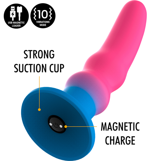 MITOLOGÍA - KUNO UTOPIA DILDO M - VIBRADOR - COMPATIBLE CON LA TECNOLOGÍA INALÁMBRICA WATCHME