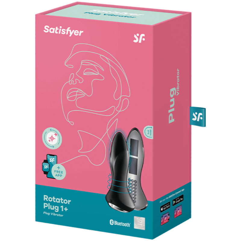 SATISFYER - ROTATOR PLUG 1+ VIBRIERENDE PLUGAPP