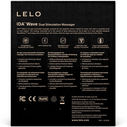 LELO - IDA WAVE CORAL MASAJEADOR PARA PAREJAS