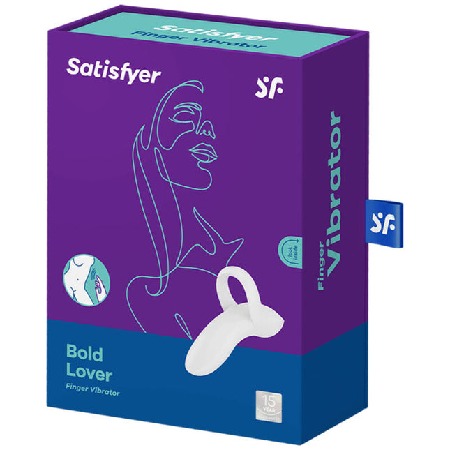 SATISFYER - BOLD LOVER VIBRADOR DE DEDO BLANCO