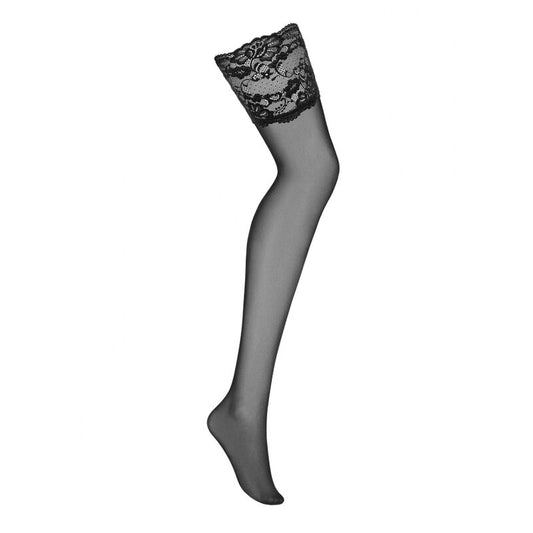 OBSESSIVE - 810- STO-1 SCHWARZE STRUMPFHOSE S/M