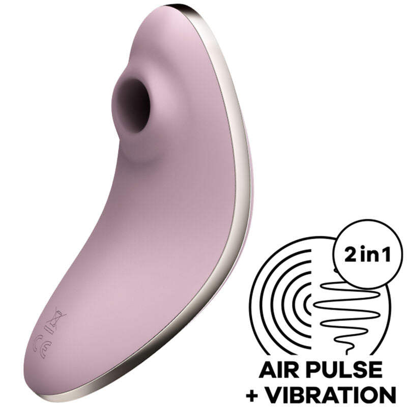 SATISFYER - VULVA LOVER 1 ESTIMULADOR Y VIBRADOR DE PULSACIONES DE AIRE VIOLETA