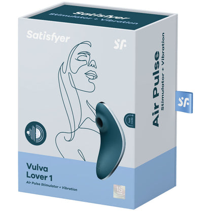 SATISFYER - VULVA LOVER 1 ESTIMULADOR Y VIBRADOR DE PULSACIONES DE AIRE VIOLETA