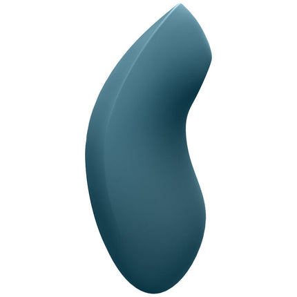SATISFYER - VULVA LOVER 2 ESTIMULADOR Y VIBRADOR DE PULSACIONES DE AIRE AZUL