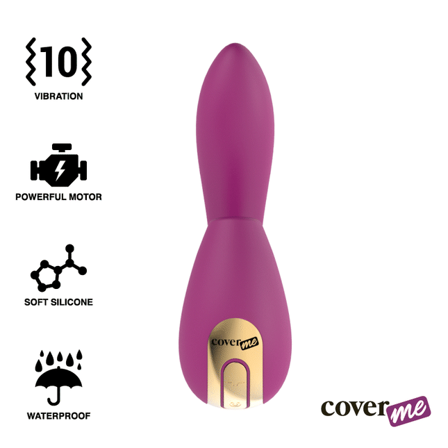 COVERME - Vibrador con succión de clítoris y potente estimulación del punto G