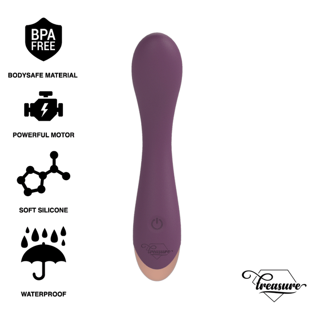 TREASURE - VIBRADOR DE PUNTO G HANSEL WATCHME COMPATIBLE CON TECNOLOGÍA INALÁMBRICA